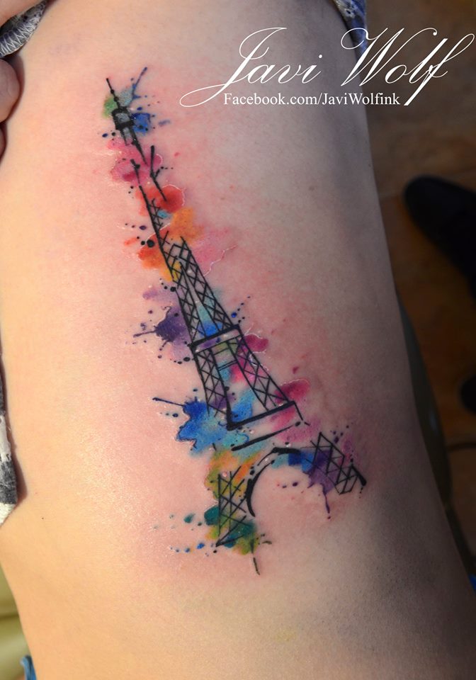 torre eiffel en acuarelas by javi wolf tatuajes para torre eiffel en acuarelas by javi wolf tatuajes para