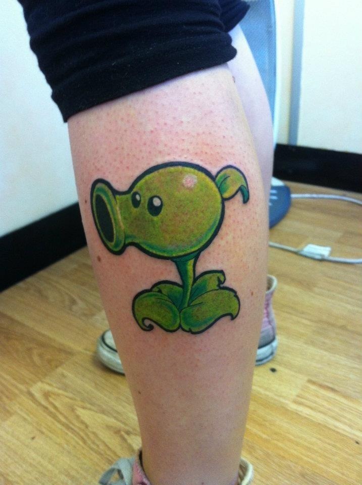 Plantas vs Zombies - Tatuajes para Mujeres