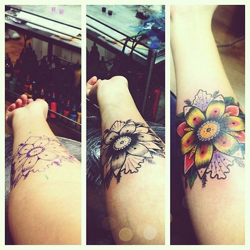 Mandala - Tatuajes para Mujeres