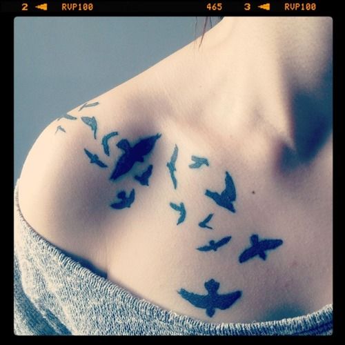Aves - Tatuajes para Mujeres