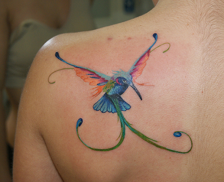 Colibrí Tatuajes para Mujeres