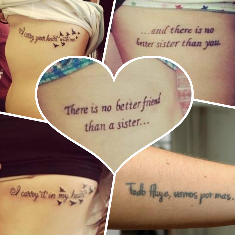 30 Frases de Amistad para Tatuajes - Tatuajes para Mujeres