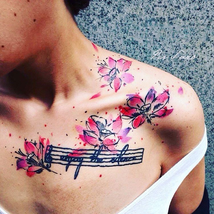 Pecho Tatuajes Para Mujeres