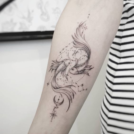 tatuajes de peces koi