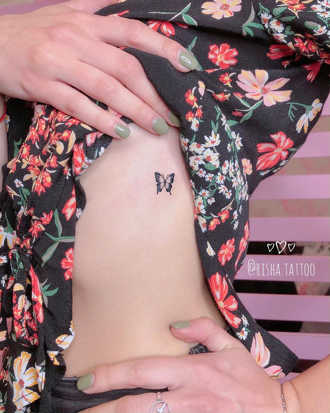 Tatuaje: Mariposa por Risha Tattoo - Tatuajes para Mujeres