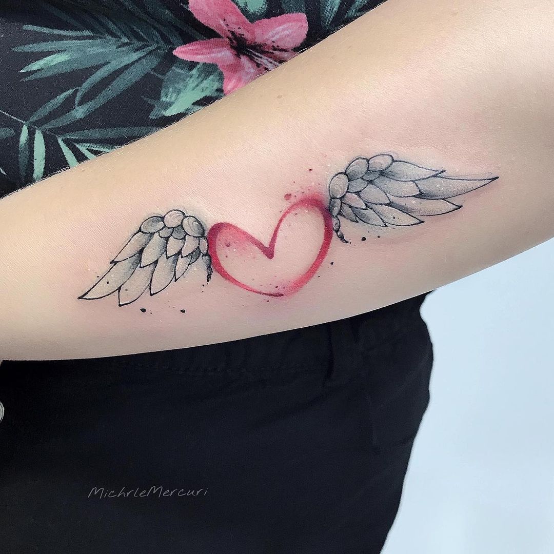 Álbumes 18+ Foto tatuajes de corazones con alas Alta definición completa, 2k, 4k